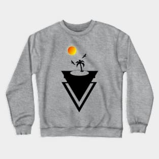 TRIANGLE PALM  TREE Crewneck Sweatshirt